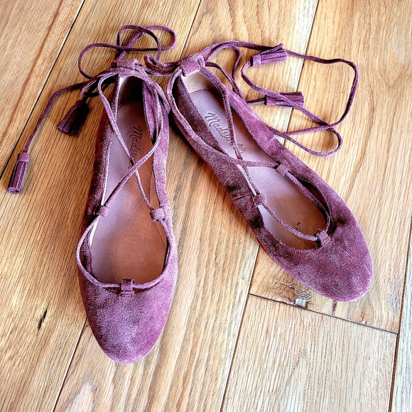 Madewell Inga lace up flats - Picture 3 of 9